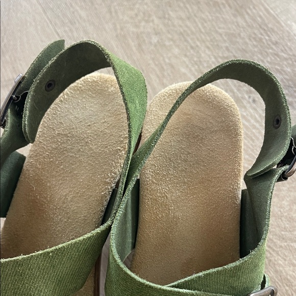 Calou Stockholm Green Suede Women's Clogs size U.S. 9 / EU40 - Picture 3 of 8